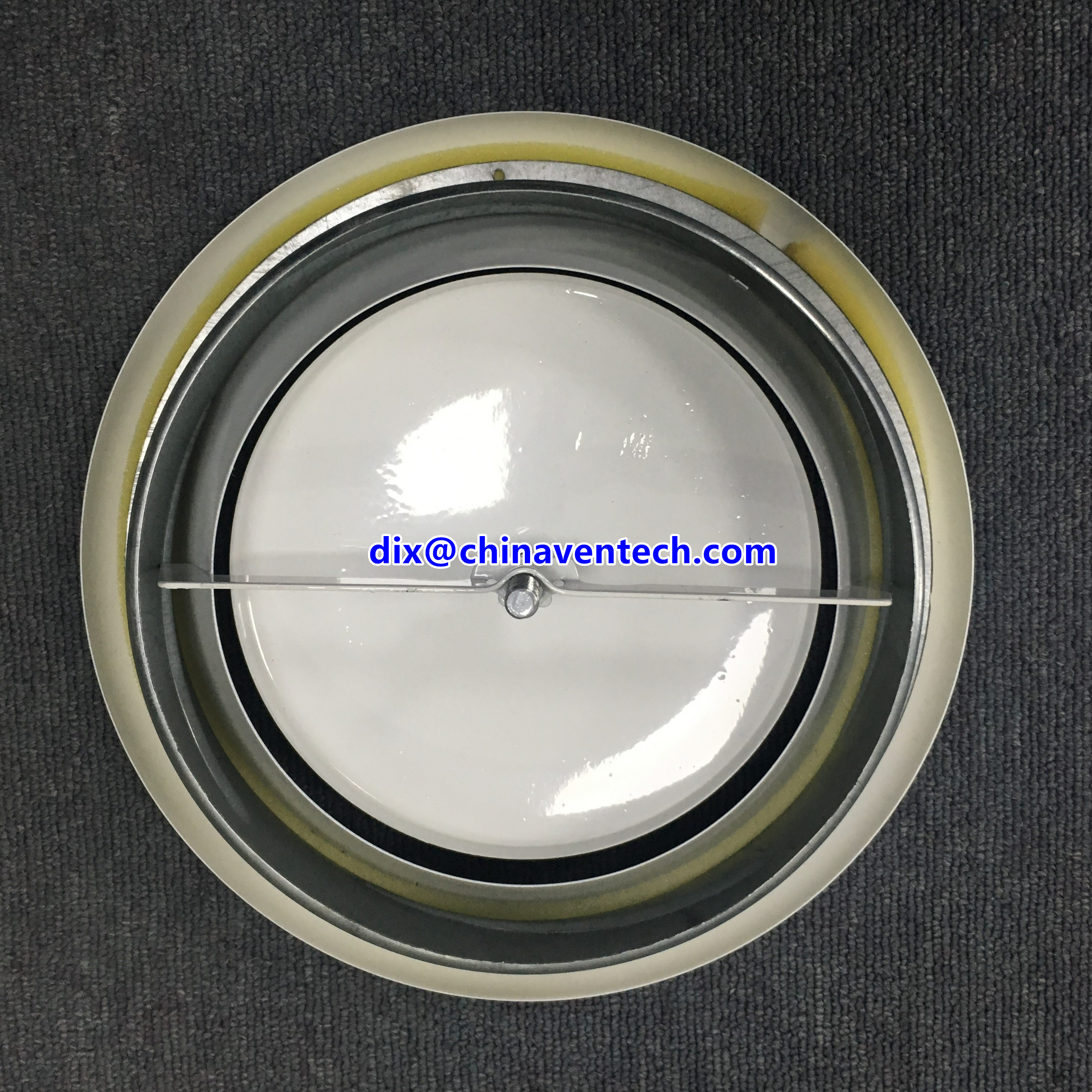 Hvac Circular Ceiling Diffusers Return Air Metal Disc Valve Air Vent ...