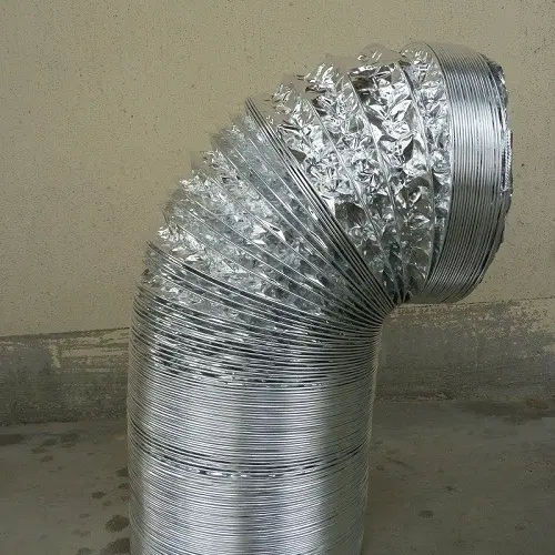 HVAC tools ventilation aluminum flexible duct without insulation 1