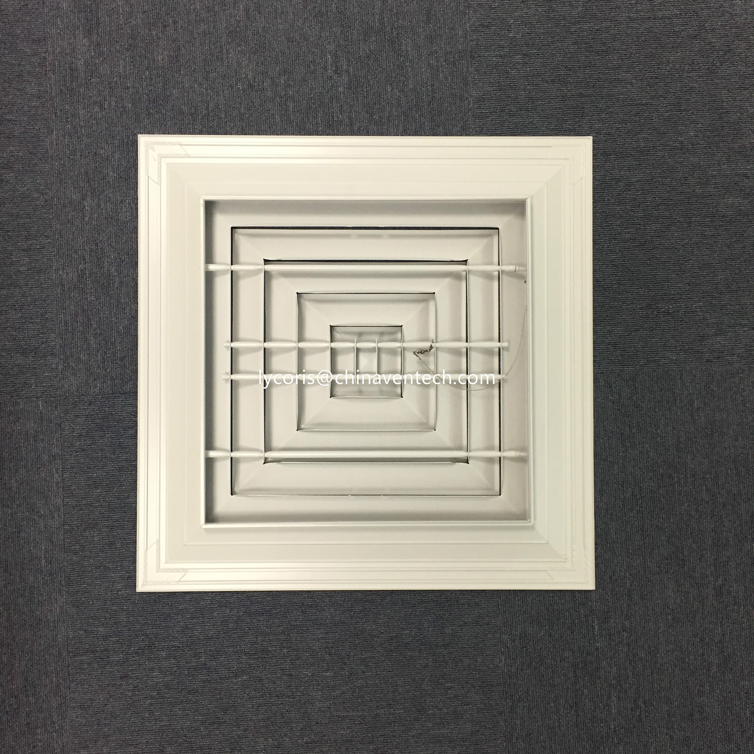 High Quality Aluminum Diffuser Removable Core Ceiling Square Diffuser ...