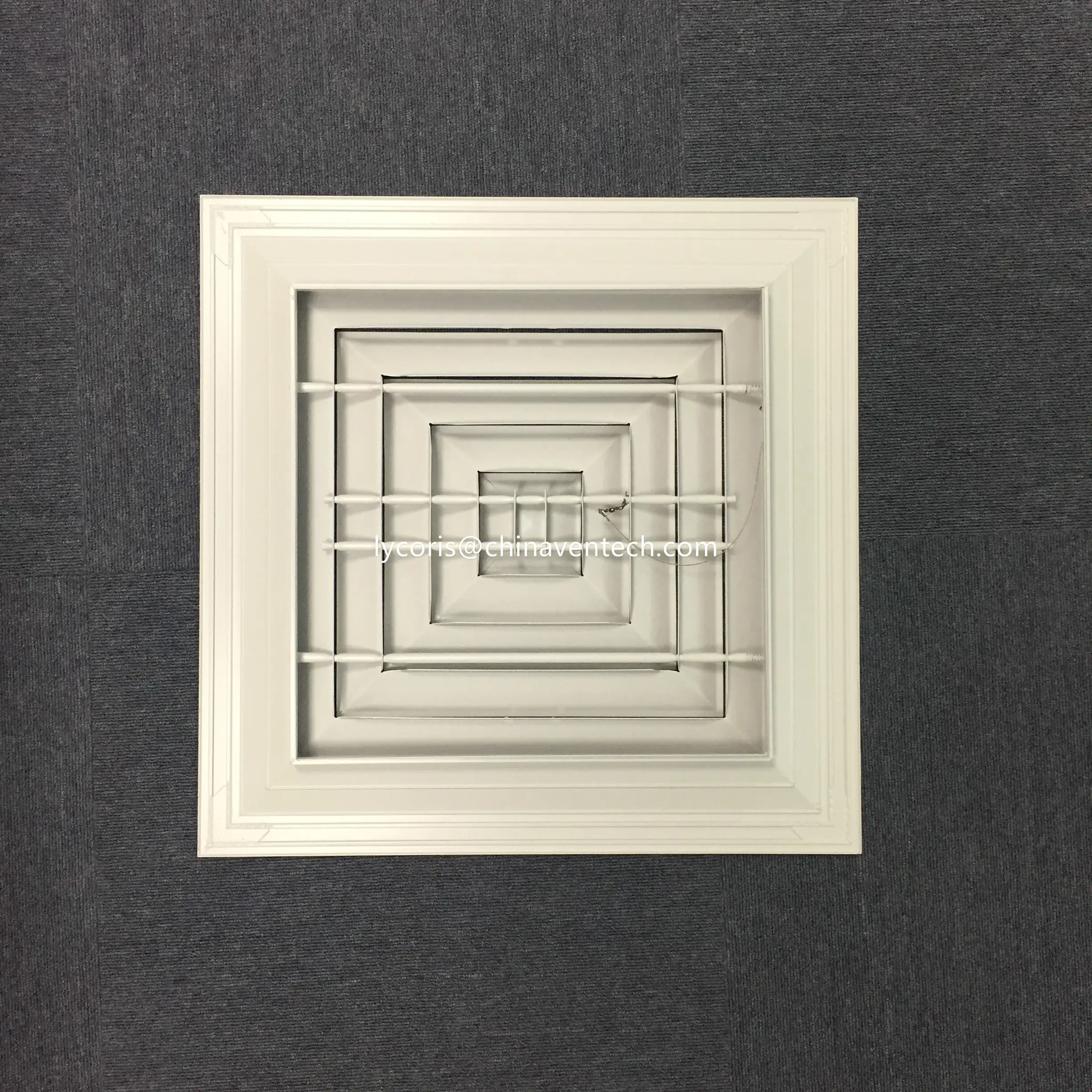 High Quality Aluminum Diffuser Removable Core Ceiling Square Diffuser 1