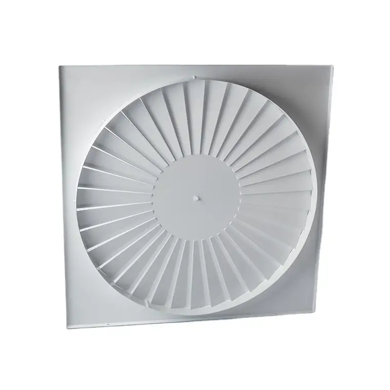 HVAC System  GI Sheet  Square Panel Swirl Air Diffuser  for Ventilation 1