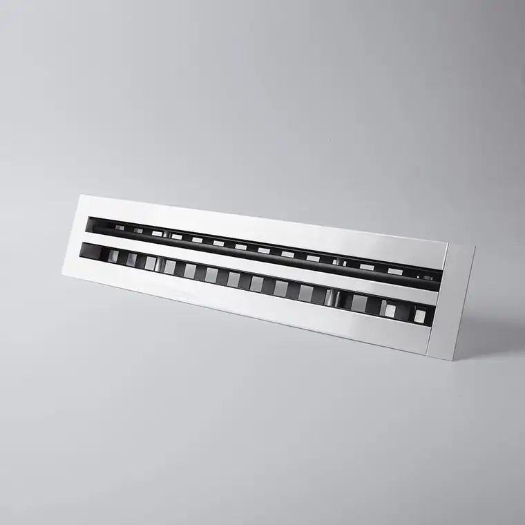 Air outlet ceiling ventilated linear slot diffuser with plenum box 1