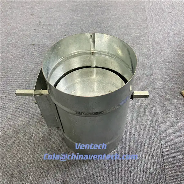 HVAC Galvanized  Iron  Air Flow Control  Damper for Round Air Duct 1