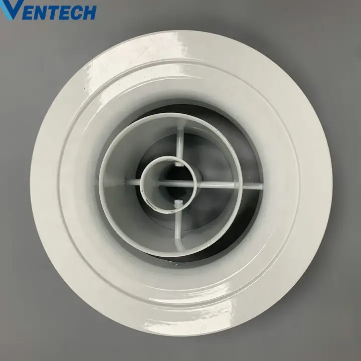Aluminum Adjustable Core Round Multi Ring Jet Ring Diffuser 1