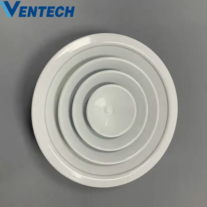 Ventech Hvac Air Conditioner Aluminum Round Ceiling Air Supply Diffuser 1