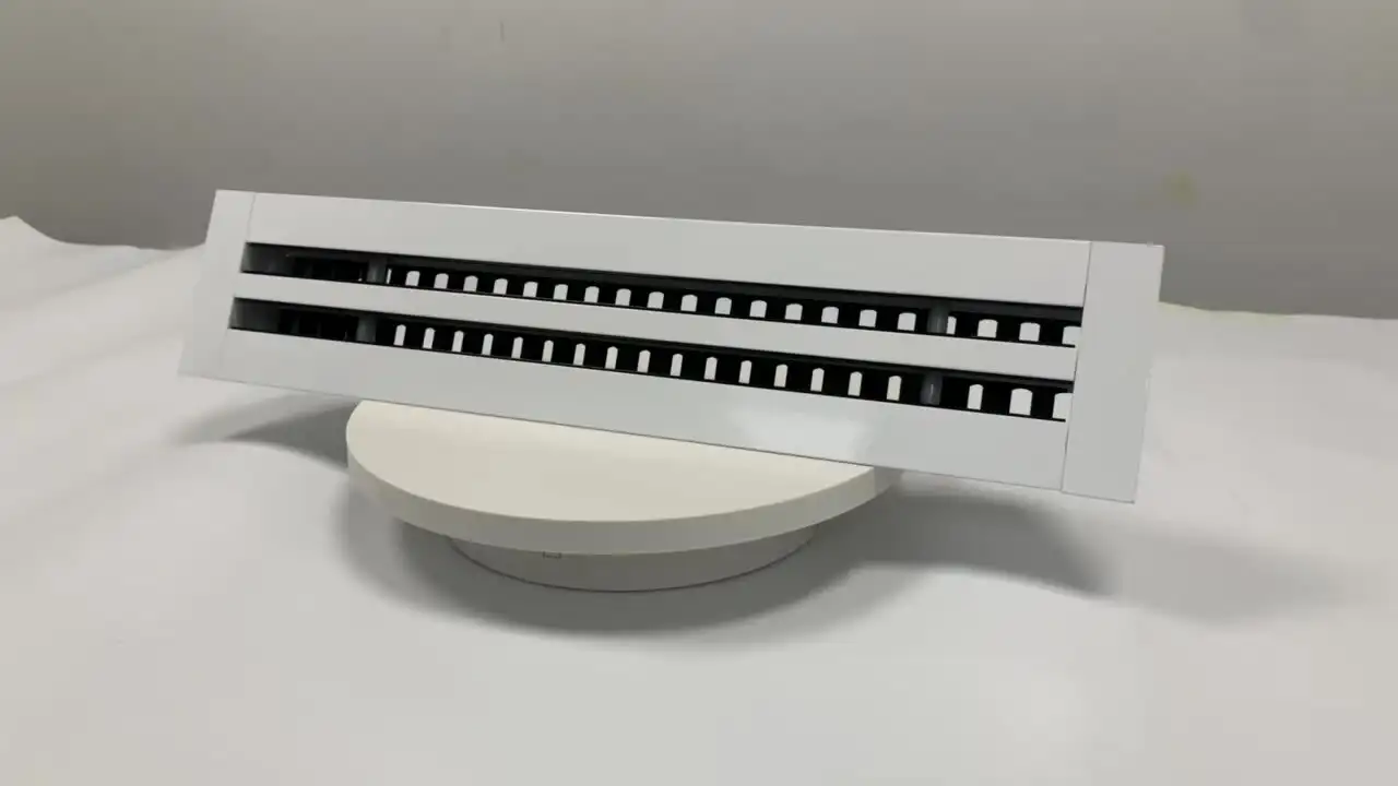 Modern design ceiling mounted linear slot air vent diffuser with 8\ plenum box 1