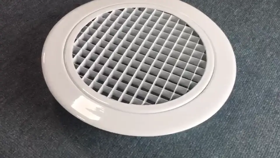 Ceiling Air Conditioner Aluminum Round Air Grille 1
