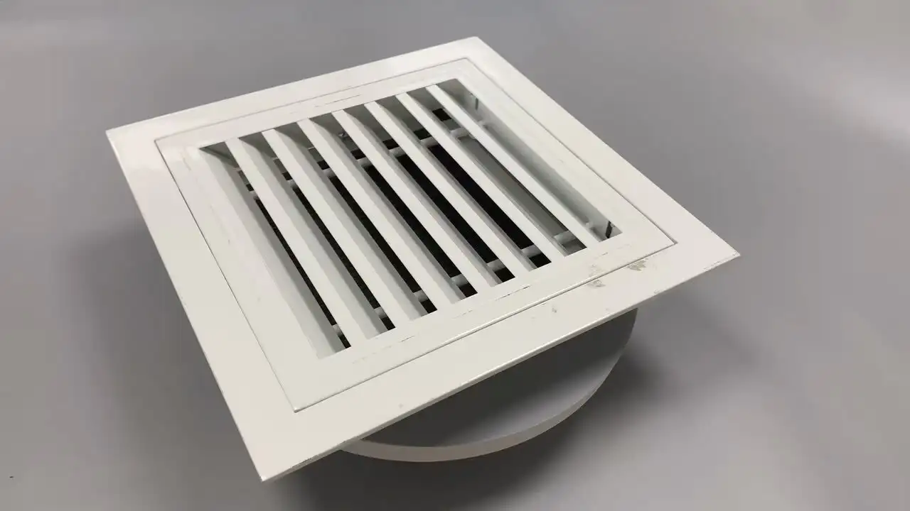 HVAC system exhaust air hinged type return grille with nylon filter 1