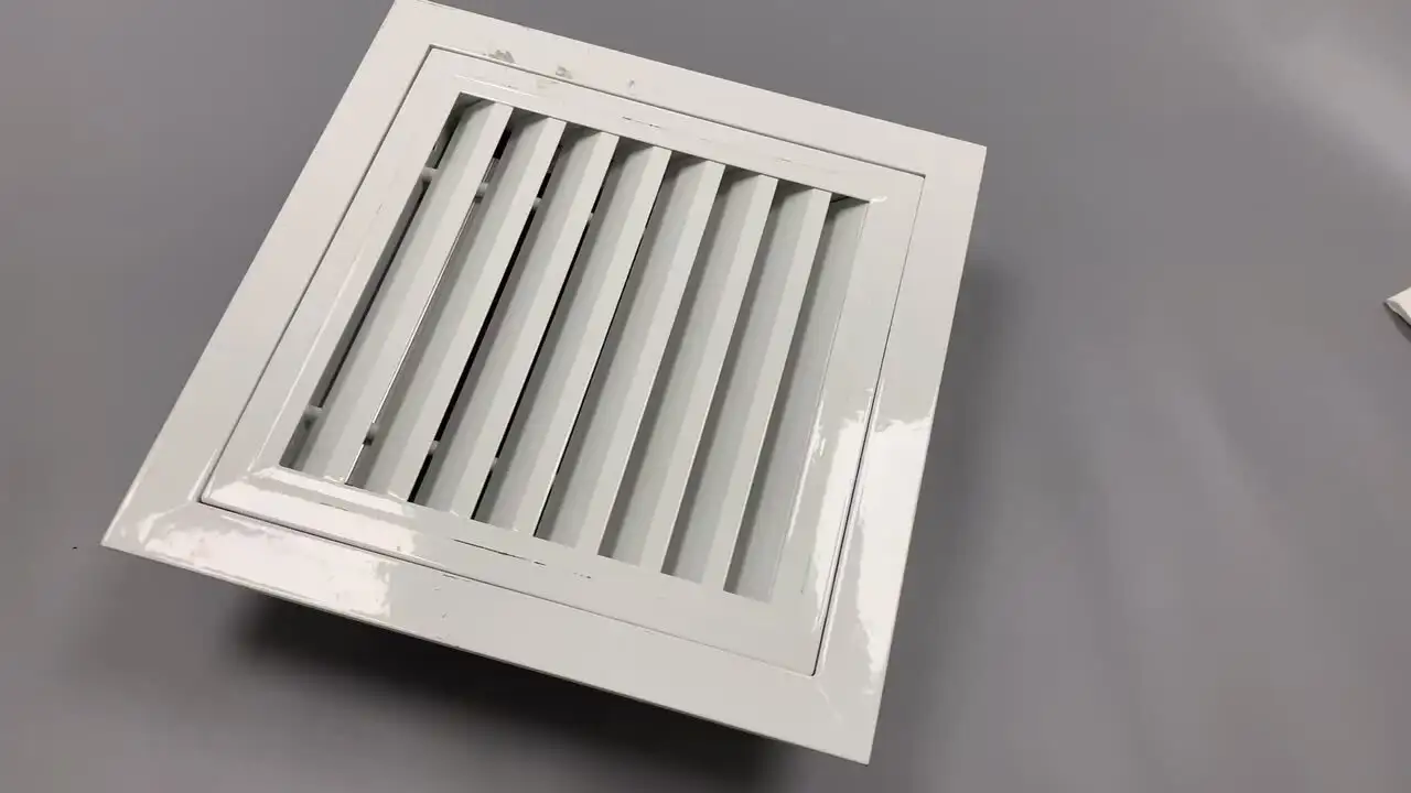 Hvac air conditioning air terminals hinged type return grille 1