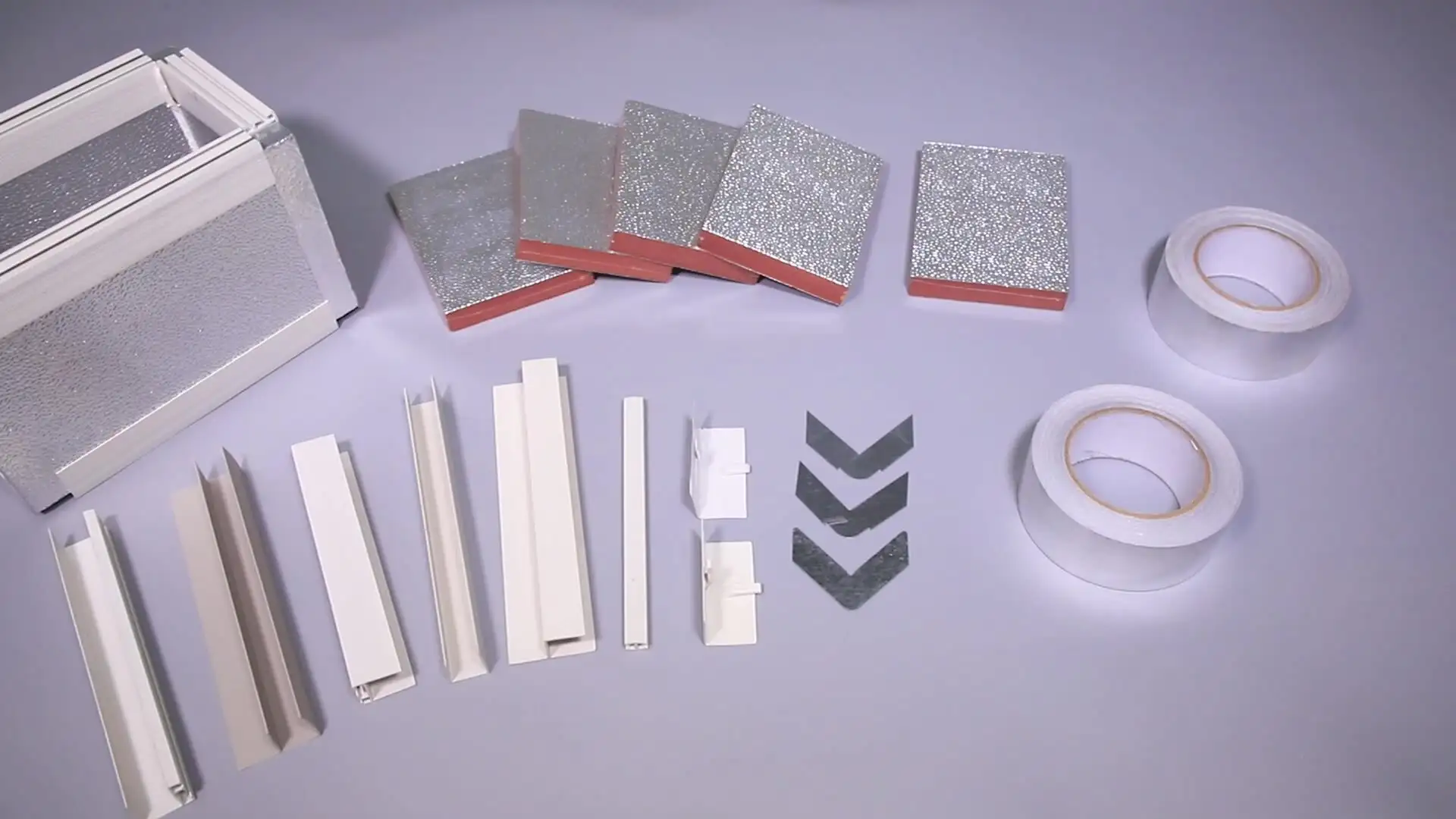 HVAC pre-insulated air duct insulation panel and phenolic pu foam duct board 1