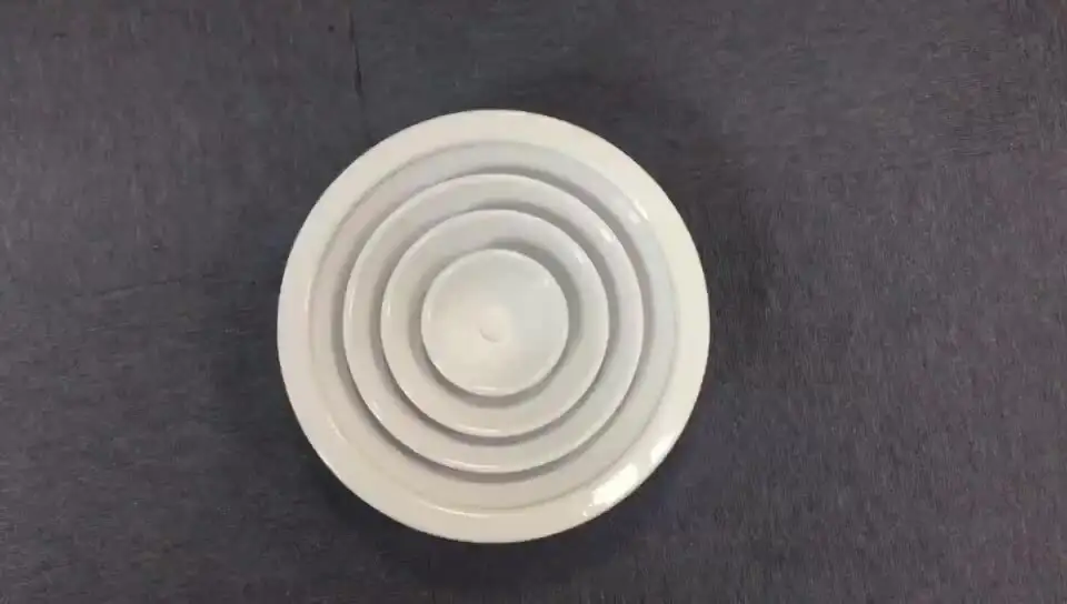 supply air vent louver grille round ceiling air conditioning diffuser 1