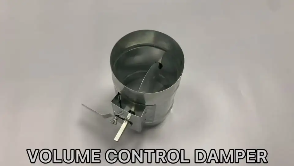 HVAC ceiling duct work ventilation GI sheet round volume control air damper 1