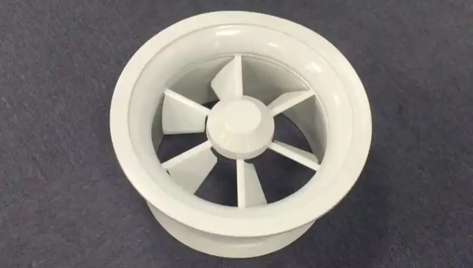 HVAC Circular air vent high ceiling big flow round adjustable swirl air diffuser 1