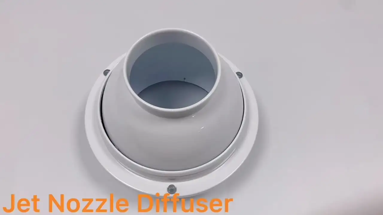 Hvac air conditioner adjustable air directional ceiling jet nozzle diffusers 1