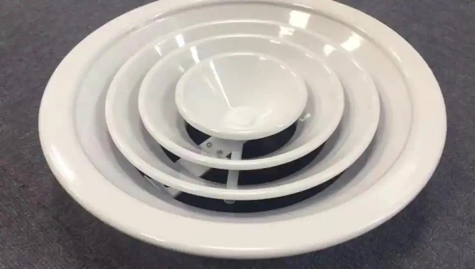 Hvac System Aluminum Supply Air Conditioning Round Ceiling Diffuser1 1