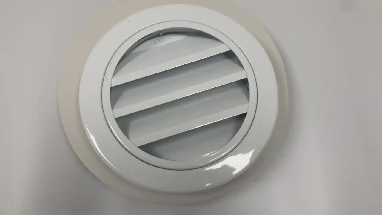 Factory sell Die Casting Wall Round External Weather Aluminum Air Vent Louvers with Fly Screen Mesh 1