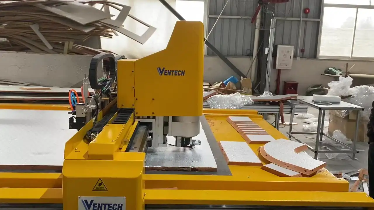 China Pre Insulated Foam Duct Board Cutter Factories 1