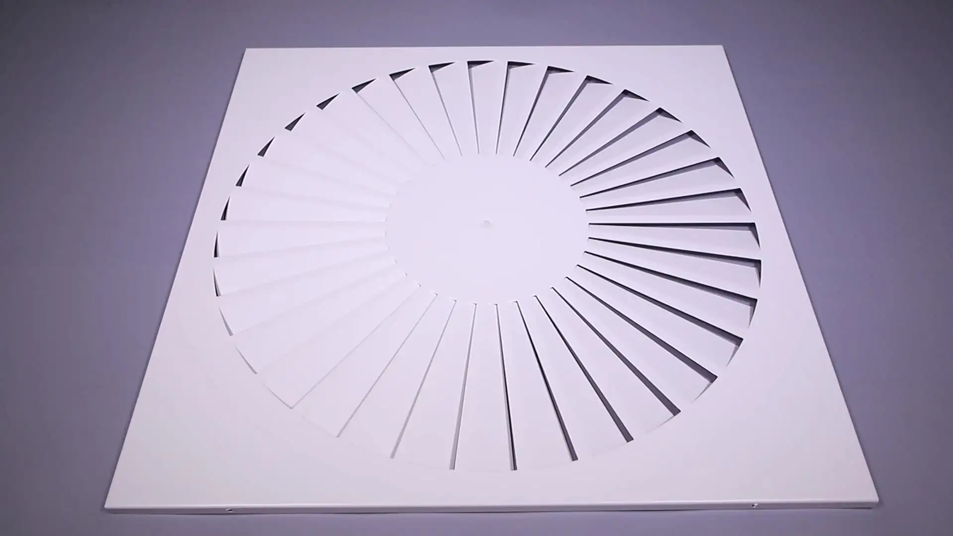 Hvac air supply modular 600x600 suspended ceiling square swirl diffuser 1