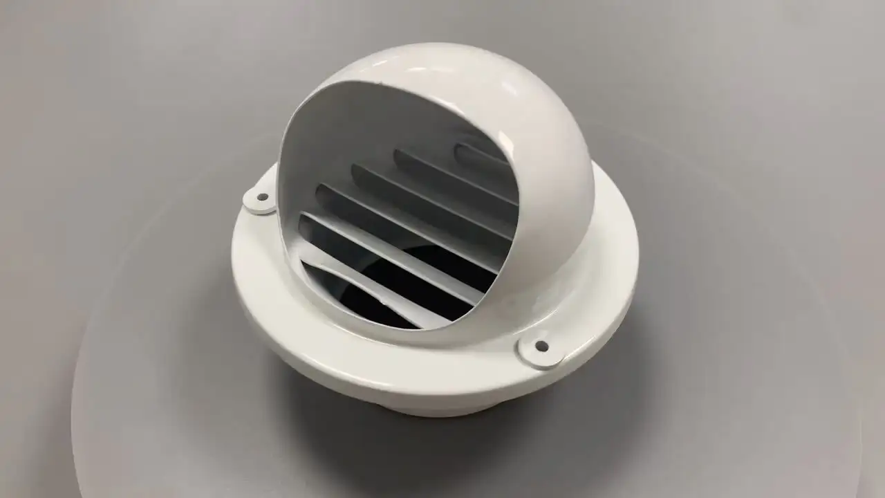 VENTECH HVAC Ventilation Aluminum Exhaust Air Conditioner Vent Cover Ball Stainless Steel Weather Louvers For Air Conditioners 1