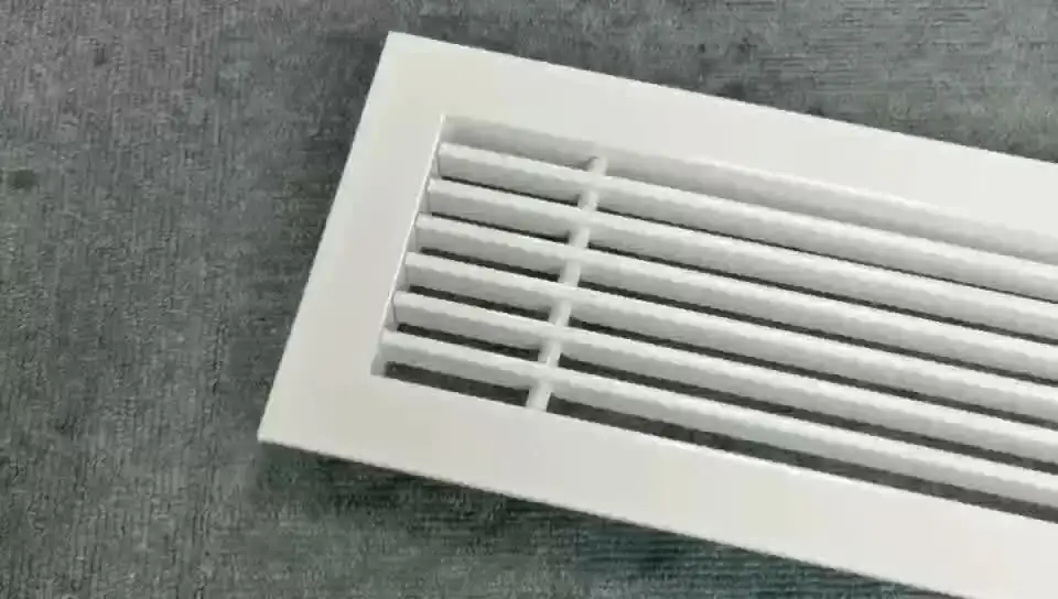 China Factory Air Conditioning Aluminium Ceiling Air Conditioner Fixed Blades Linear Bar Air Grilles For Ventilation System 1