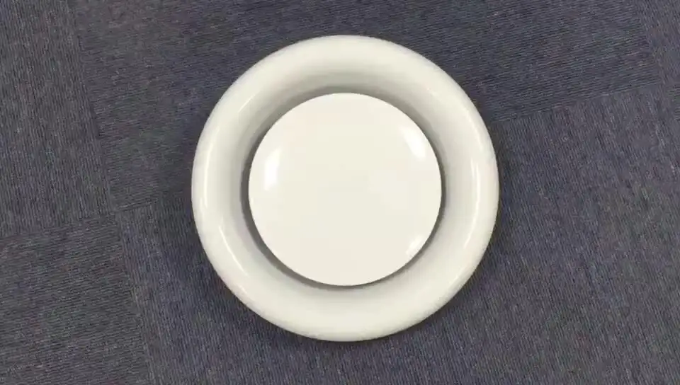 Ventilation metal disc valve air vent round ceiling air diffuser 1