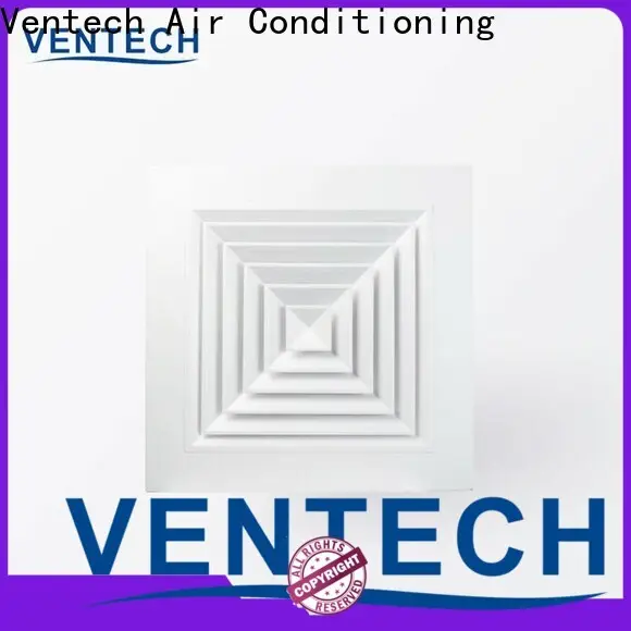 Ventech square swirl diffuser series for long corridors 1