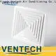 Ventech cheap square air diffuser directly sale for long corridors 1
