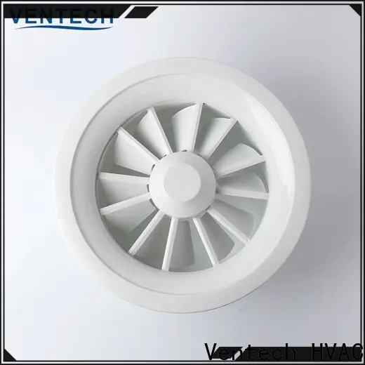 Ventech popular square swirl diffuser from China for long corridors 1