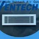 Ventech GI sheet exhaust air ceiling diffuser round share ventilation metal disc valve supply return air grille kitchen diffuser173 1