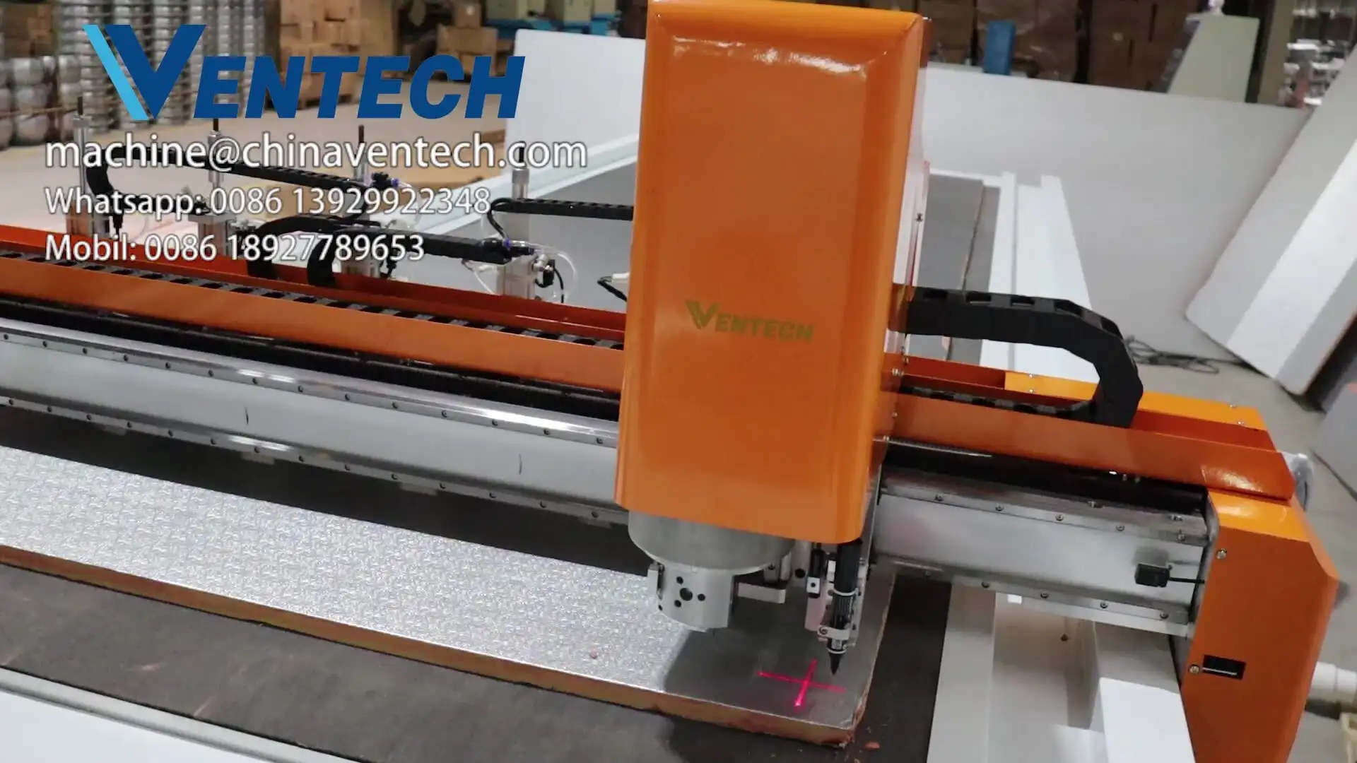 Aluminum foil PU foam cutting machine 1