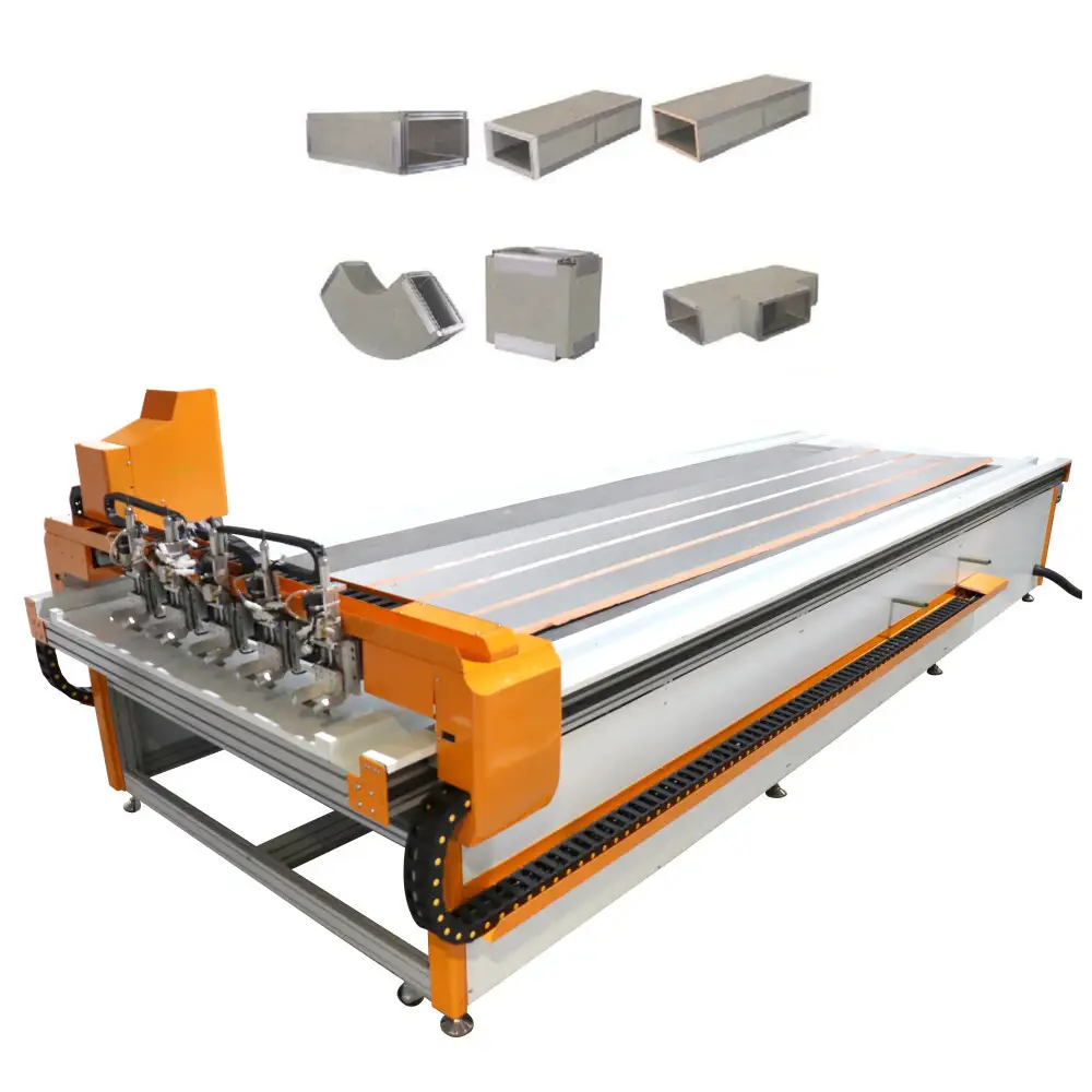 pir insulation cutter pre insulated ductwork CNC cutting machine 1