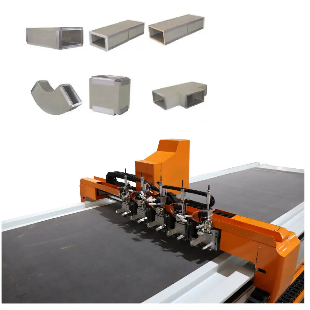 pir insulation cutter pre insulated ductwork duct fabricate machine 1
