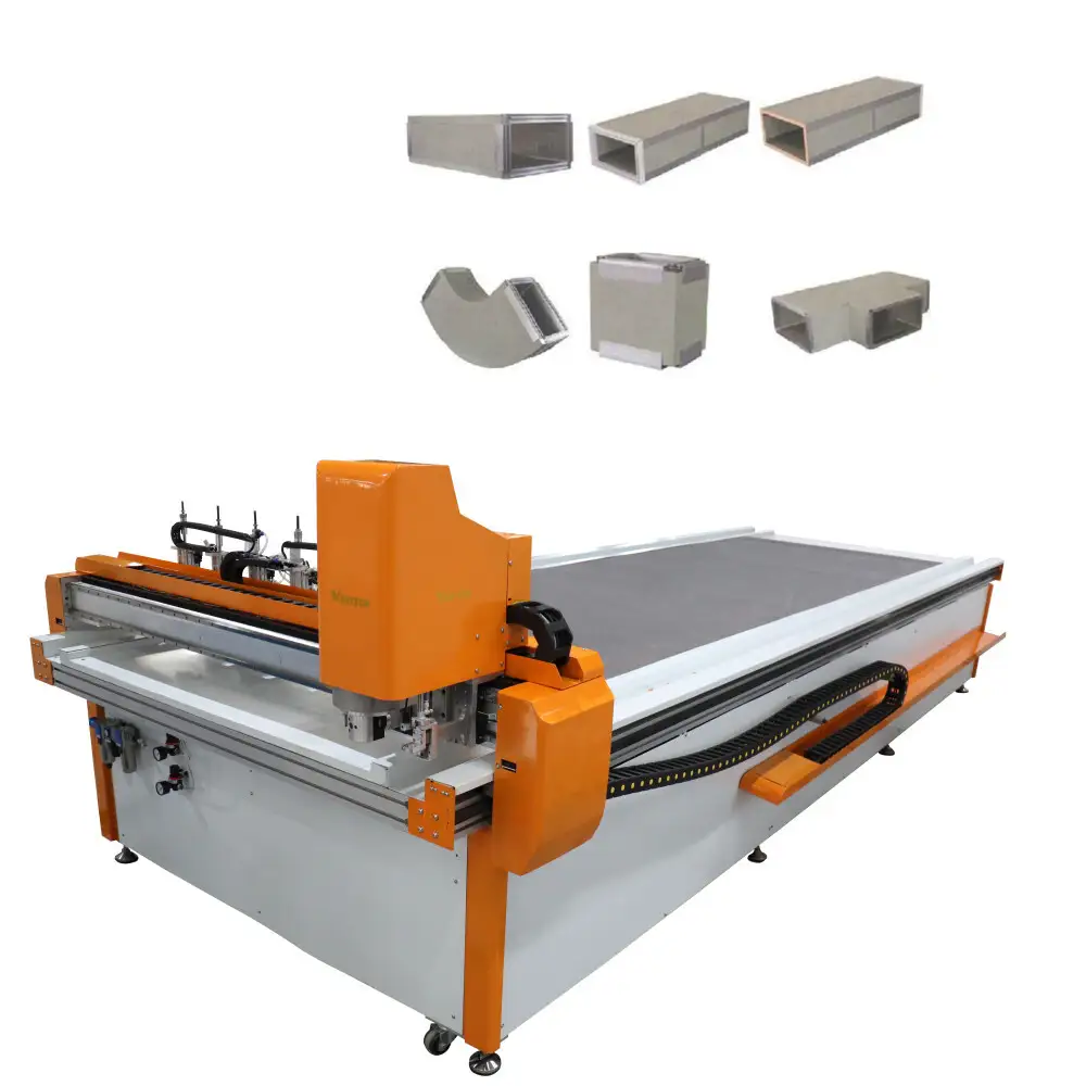 pir cutting insulation duct fabricate machine 1
