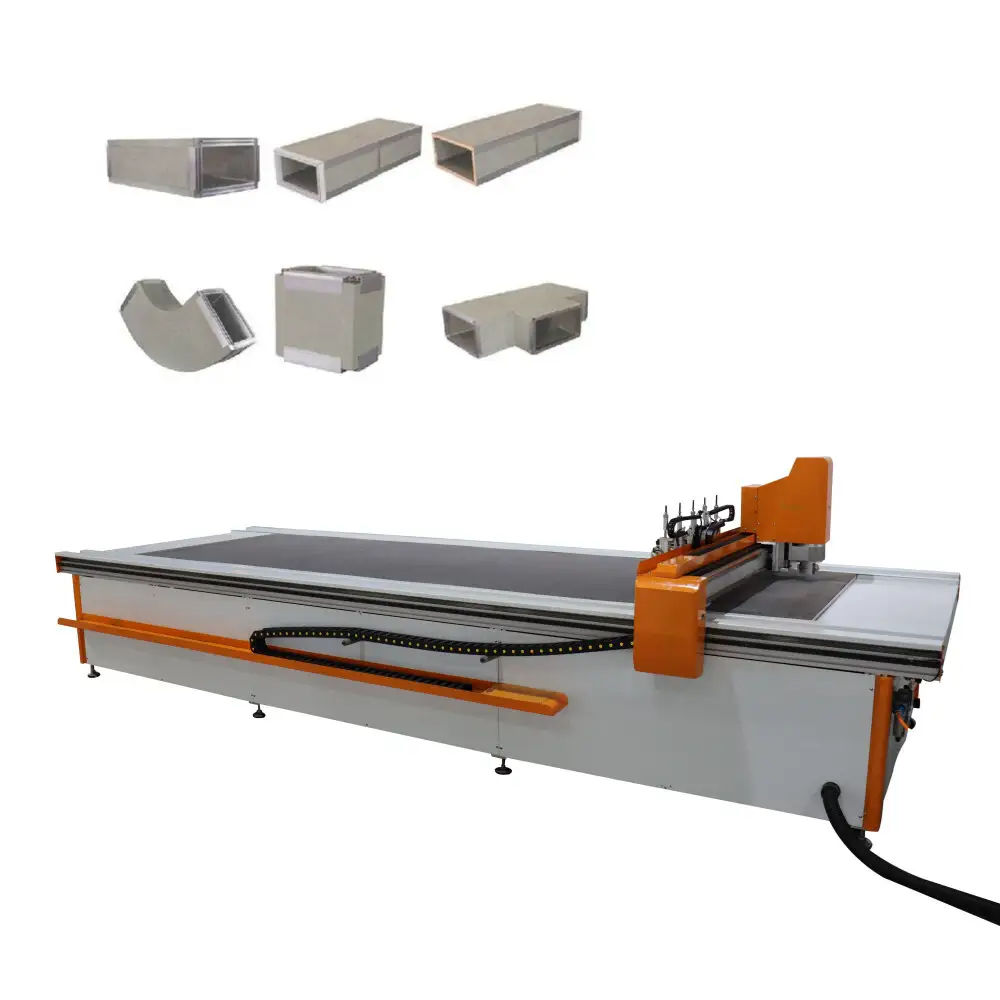 pir cnc cutting pre insulated duct fabricate machine 1