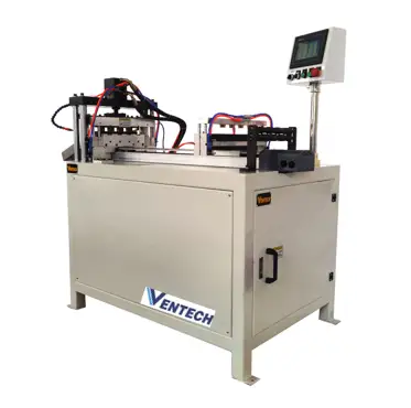 Ventech high efficiency hvac double single deflection air outlet adjustable grille blade cutting machine 1