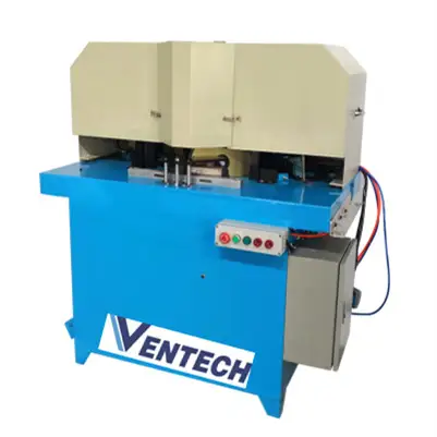 Ventech 45 degree aluminum profile double head cutting machine for grille and diffuser frame 1