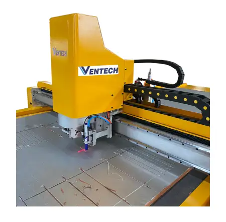 PIR insulation cutter air conditioning duct board fabrication CNC cutting machine supplier factory 1