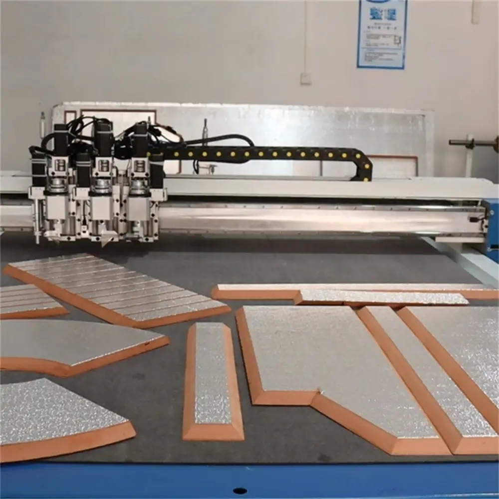 China best HVAC pi foam duct sheet insulation board cutter equipment factories 1