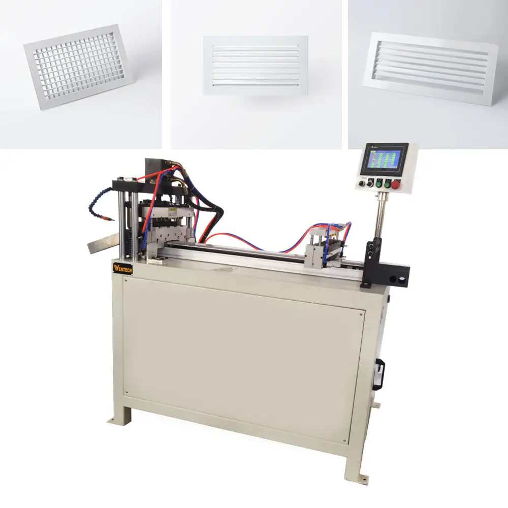 VENETCH hvac air outlet air grille single double grille blade cut cutting machine 1