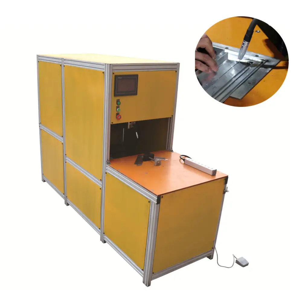 Factory Product automatic welding machine for air diffusers and grille aluminum air grille diffuser welding machine 1