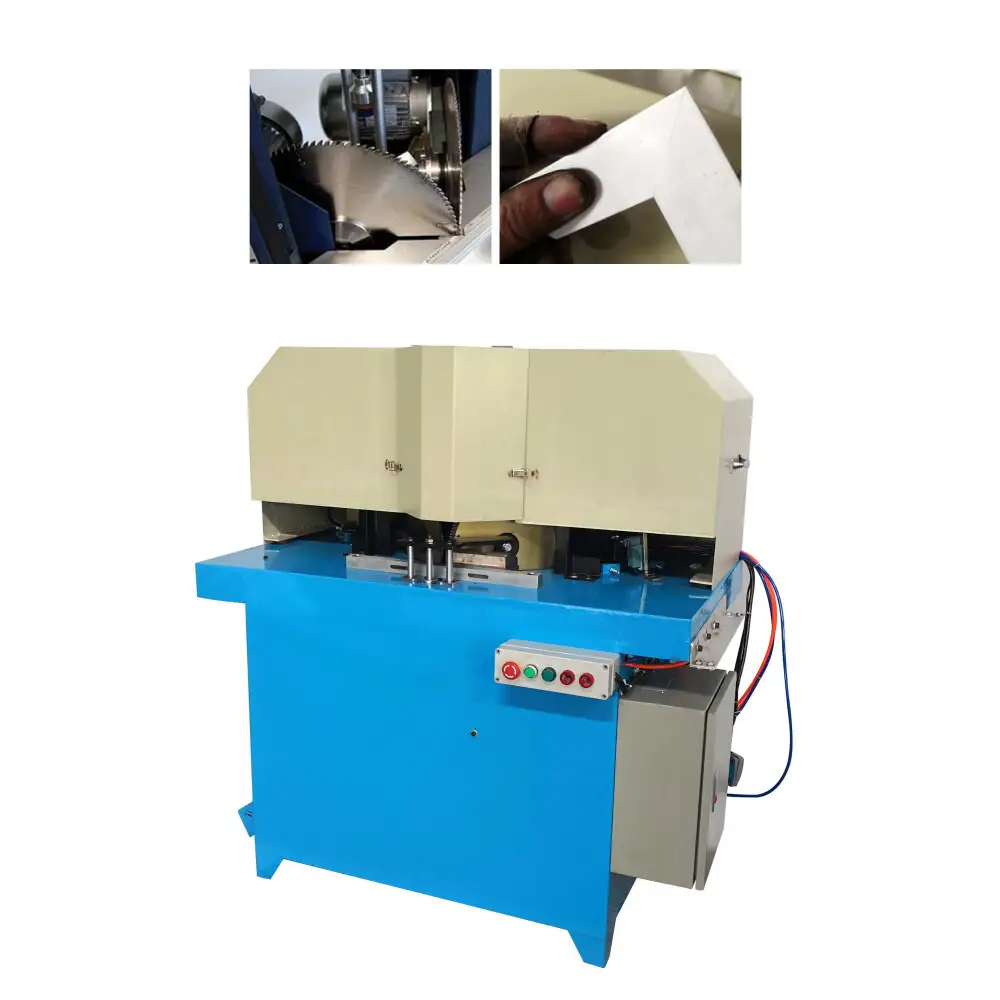 hvac air outlet air diffuser grille double saw head aluminum cutting machine 1