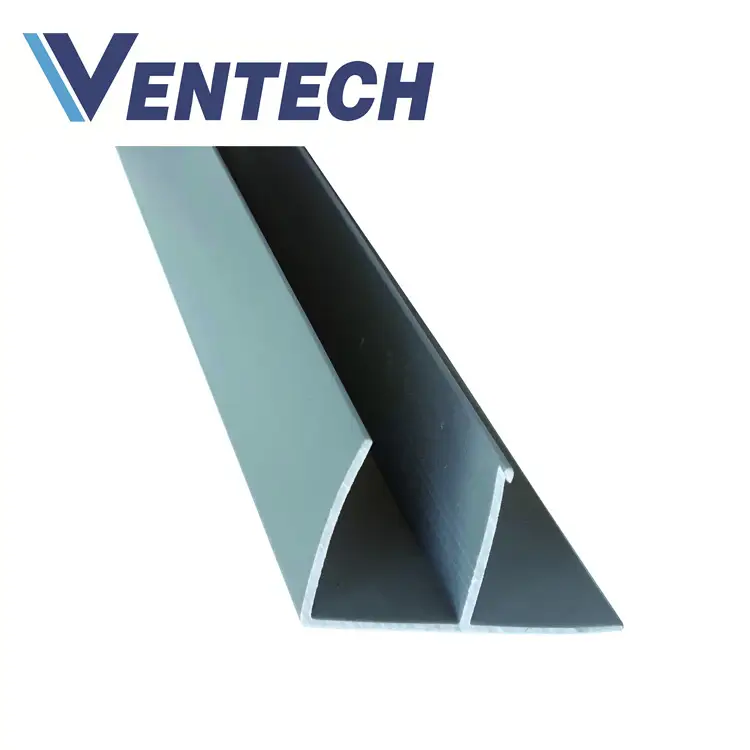 Pre insulated air duct fittings air duct accessories PVC F Section Bar for air duct 1