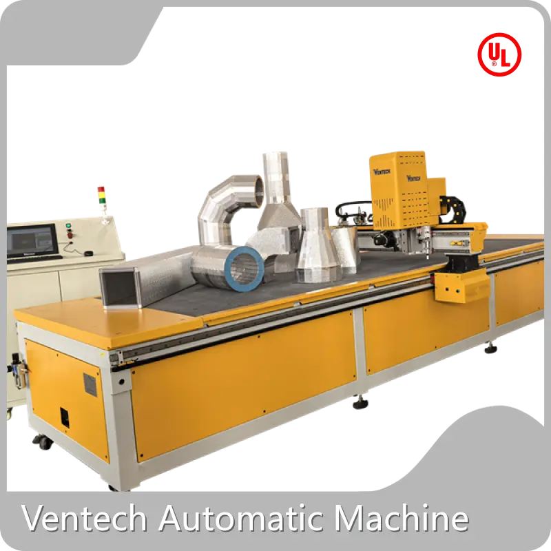Automated Ductwork Production Line for Factories Manufacturer 50% T/T Balance Before Shipment 1