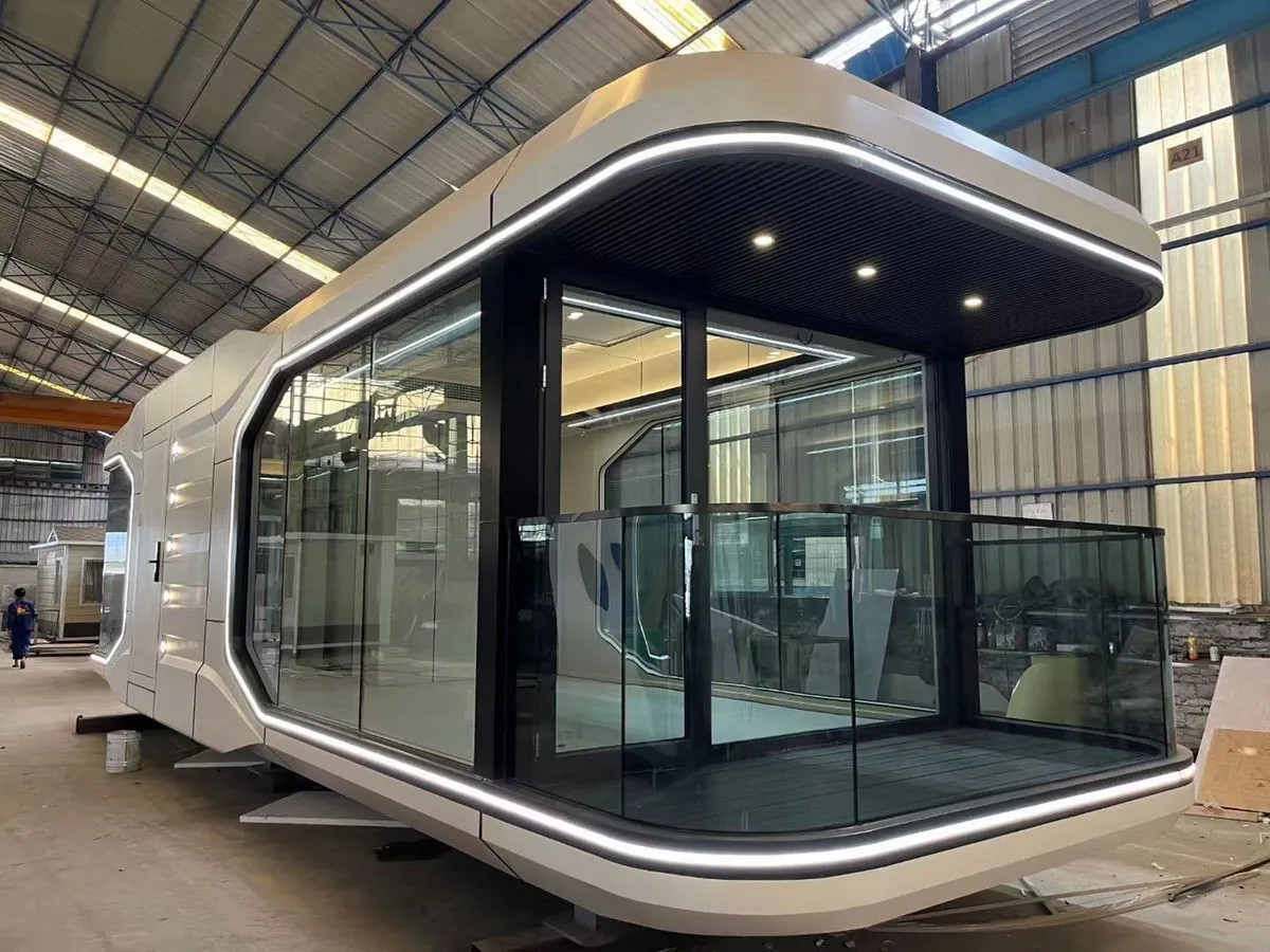 Cápsula espacial pré -fabricada de 20 pés eco Pod com cozinha com cozinha 1