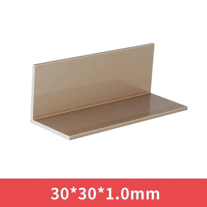 Couleur de champagne L Forme de profil en aluminium extrudé pour panneaux 1