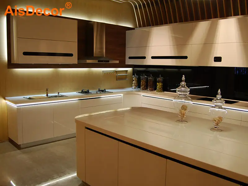 AisDecor custom gray cabinets kitchen manufacturer 3