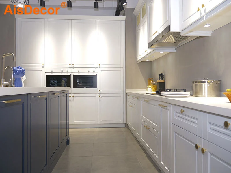 AisDecor professional solid wood kitchen cabinet one-stop services 2