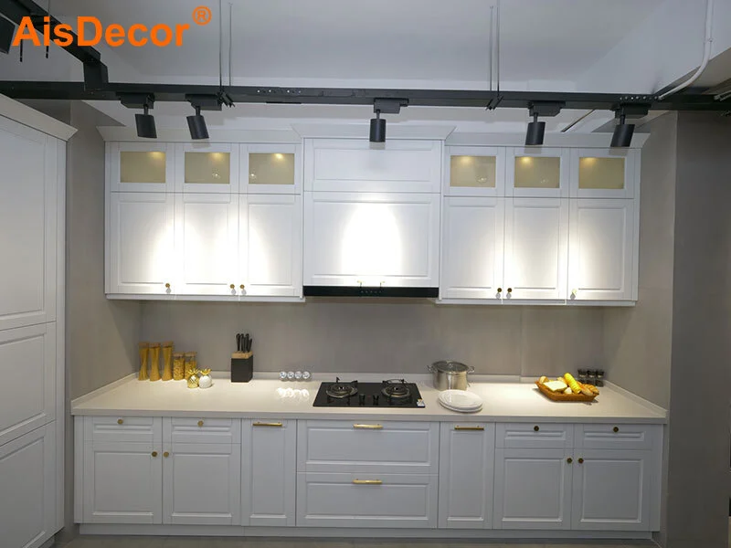 AisDecor professional solid wood kitchen cabinet one-stop services 3