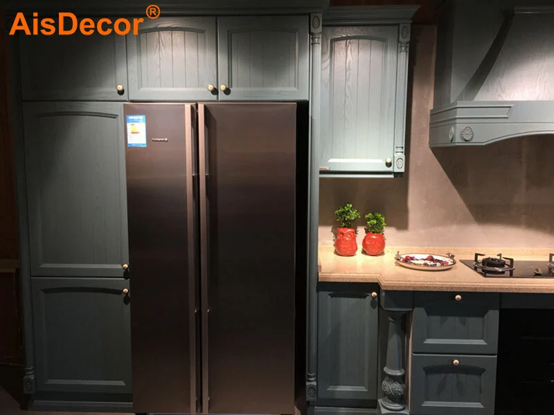 custom solid wood kitchen cabinet from China 3