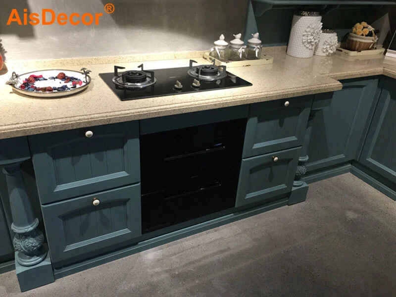 custom solid wood kitchen cabinet from China 4